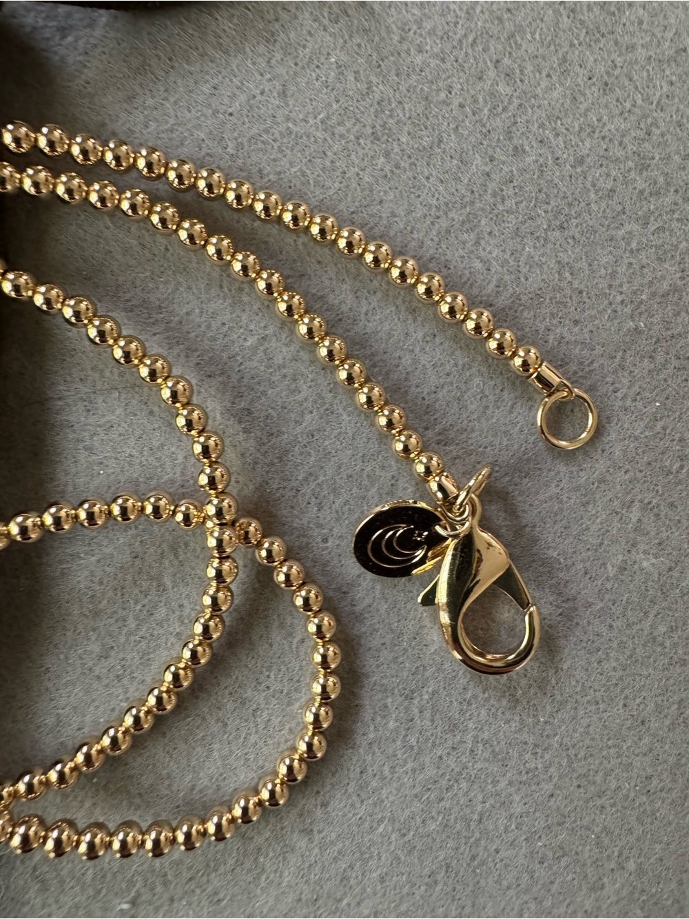 Jane Winn
Gold Beaded Necklace -
Double wrap or Single Loop
Total 32” length - Picture 3 of 6